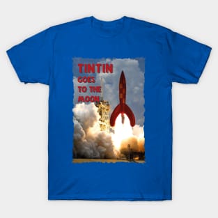 Tintin goes to the Moon T-Shirt